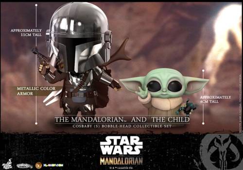 Hot Toys - STAR WARS - Cosbaby - Wave 5 - Mandalorian & the Child Set