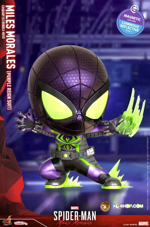 Hot Toys - SPIDERMAN - Cosbaby - Wave 5 - Miles Morales Purple Reign Suit