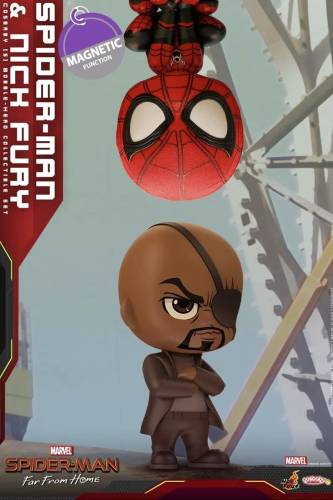 Hot Toys - SPIDERMAN - Cosbaby - Wave 4 - Spider-Man & Nick Fury Set
