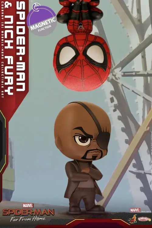 Hot Toys - SPIDERMAN - Cosbaby - Wave 4 - Spider-Man & Nick Fury Set