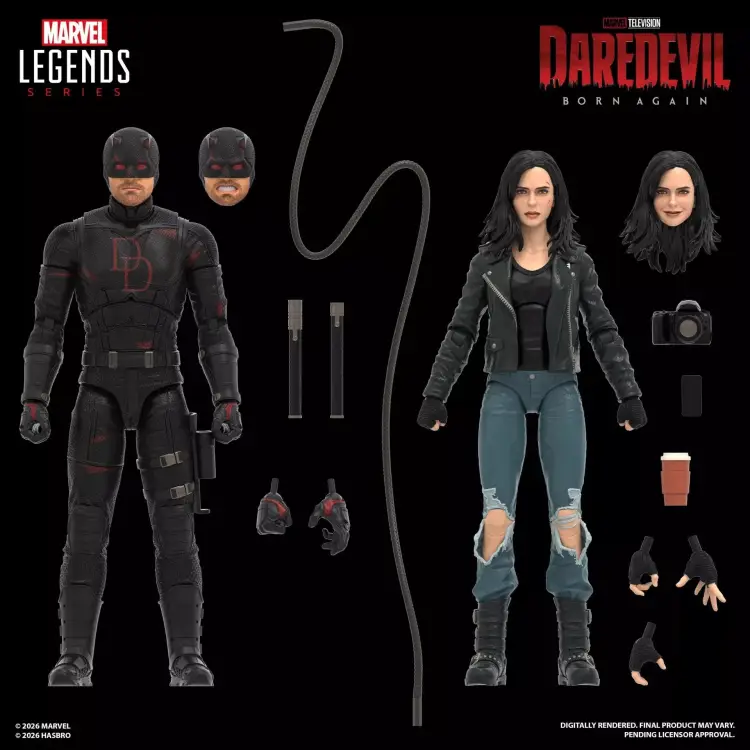 Hasbro - MARVEL - Daredevil & Jessica Jones - Figure Legend Series 15cm