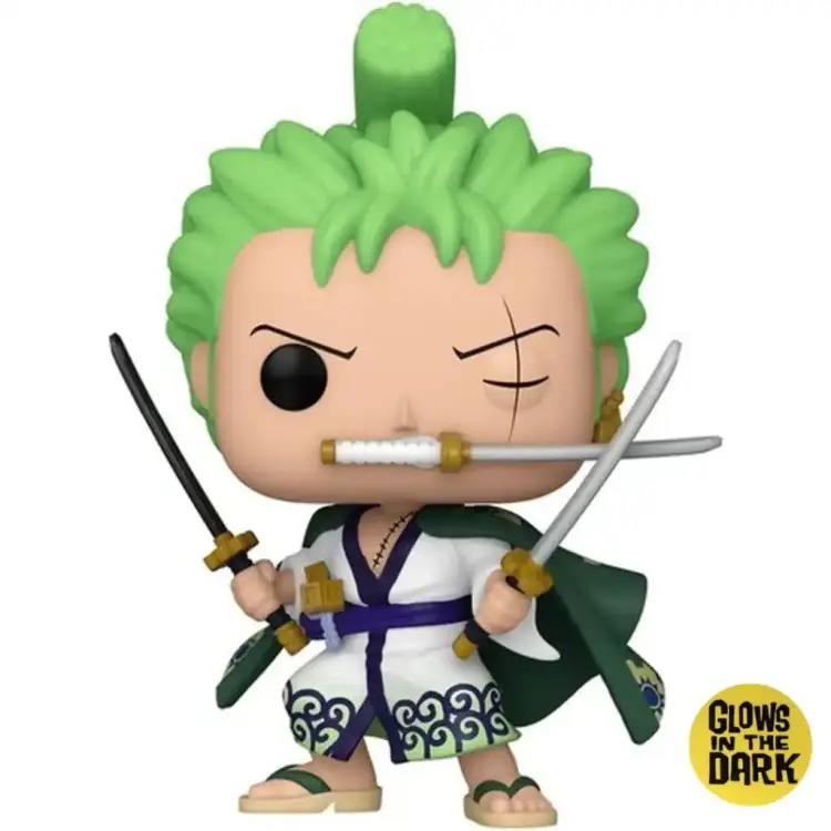Funko POP! One Piece - Roronoa Zoro (Wano Outfit) GITD #923 (Exclusive)