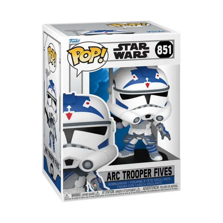 Funko - STAR WARS - POP Star Wars N° 851 - Fives Arc Trooper