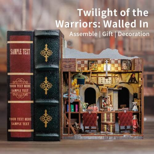 Cutebee - BOOK NOOK KIT - DIY - Twilight of the Warriors - 272pc + LED Light