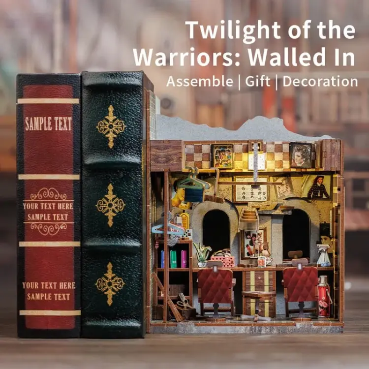 Cutebee - BOOK NOOK KIT - DIY - Twilight of the Warriors - 272pc + LED Light