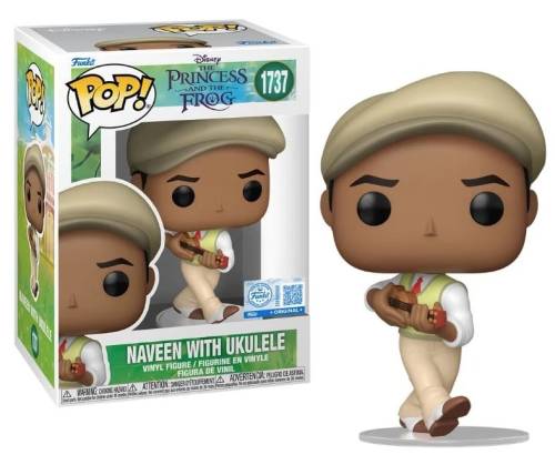 Funko - PRINCESS ET THE FROG - POP Disney N° 1737 - Naveen with Ukulele