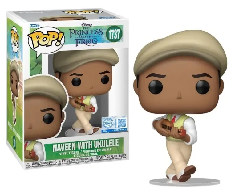 Funko - PRINCESS ET THE FROG - POP Disney N° 1737 - Naveen with Ukulele