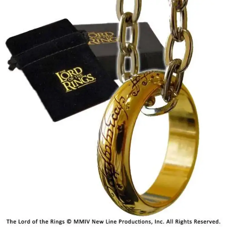 Pierścień Lord of the Rings - The One Ring (pozłacany) replika