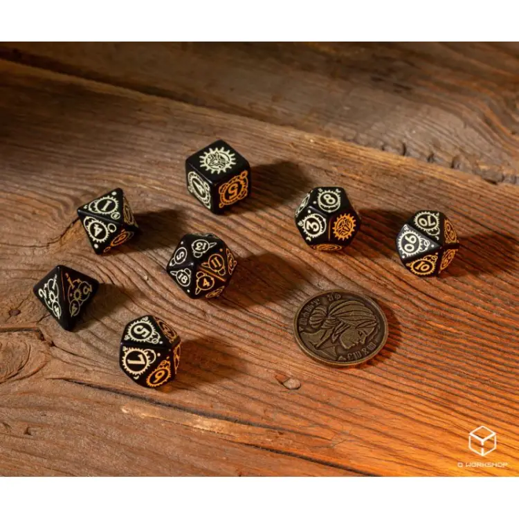Komplet Kości Q Workshop - The Witcher Dice Set Ciri The Zireael