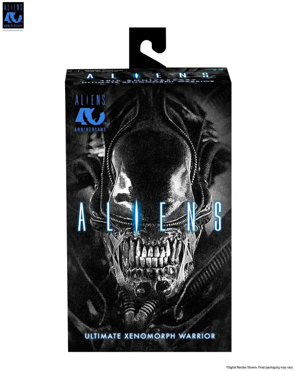 Neca - ALIENS 40TH ANNIVERSARY - Warrior Alien Black - Figure Ultimate 23cm