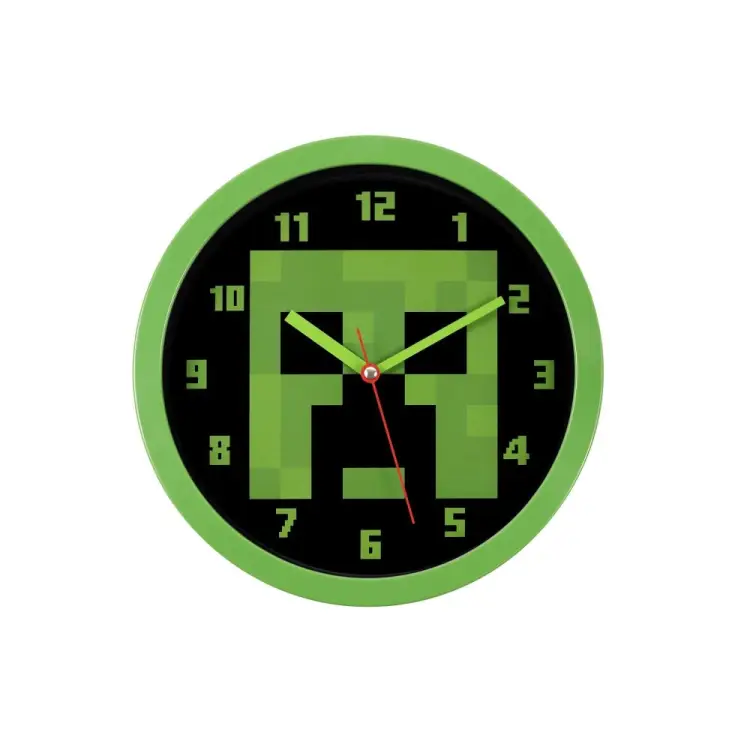 Peershardy - MINECRAFT - Creeper - Wall Clock 9,8inch