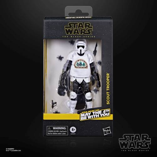Hasbro - STAR WARS - Scout Trooper "May the 4th be.."  - Fig. Black Series 15cm