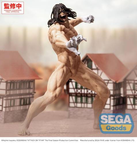 Sega Goods - ATTACK ON TITAN - Eren Yeager "Titan" - Figure GigantiX 25cm