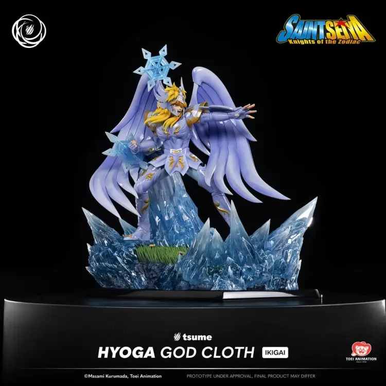 Tsume - SAINT SEIYA - Hyoga God Cloth - Statue Ikigai 1/6 By Tsume 41cm