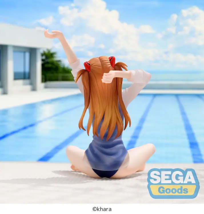 Sega Goods - EVANGELION - Asuka "School Swimsuit" - Figure Yumemirize 16cm