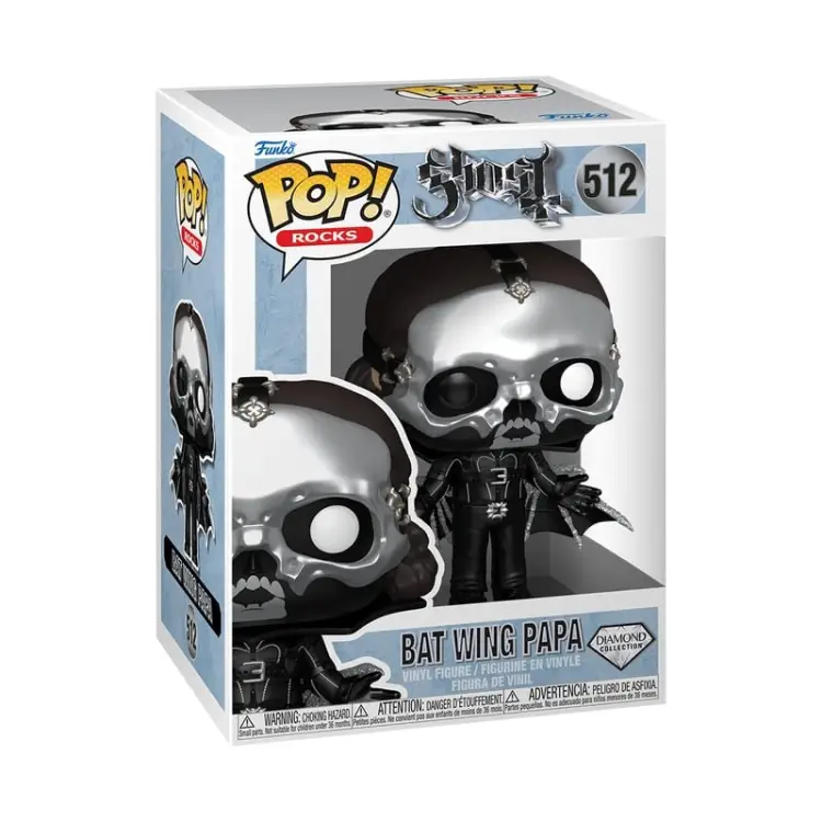 Funko - GHOST - POP Rocks N° 512 - Bat Wing Papa (Diamond) (Glitter)
