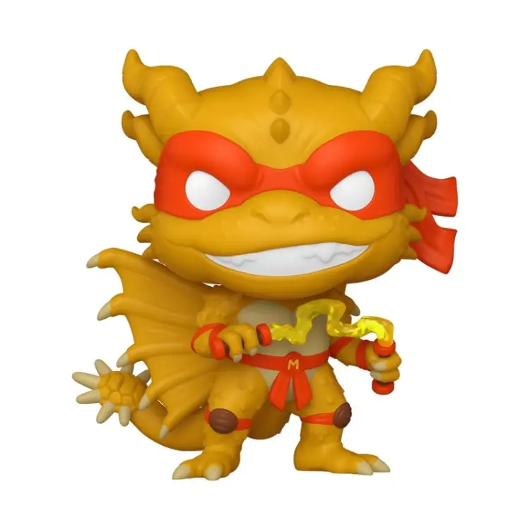 Funko - GODZILLA X TURTLES -POP Animation N°2344 -Michelangelo X King Ghidorah