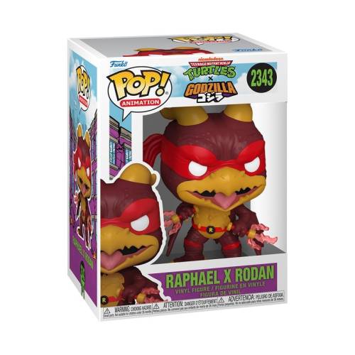 Funko - GODZILLA X TURTLES - POP Animation N° 2343 - Raphael X Rodan