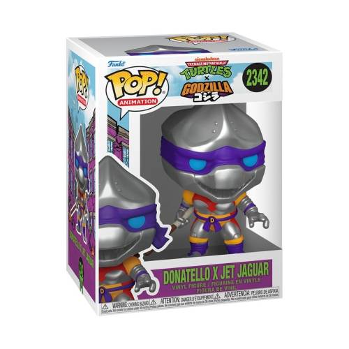 Funko - GODZILLA X TURTLES - POP Animation N° 2342 - Donatello X Jet Jaguar