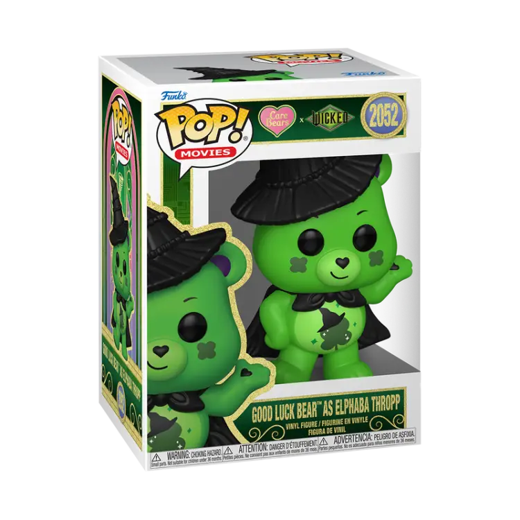 Funko - WICKED CARE BEARS - POP N°2052 - Good Luck Bear as Elphaba Thropp