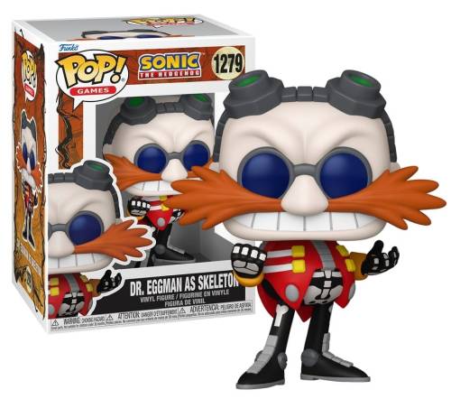 Funko - SONIC - POP Games N° 1279 - Dr. Eggman as Skeleton