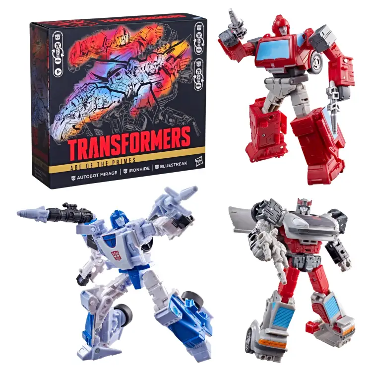 Hasbro - TRANSFORMERS - Mirage, Ironhide & Bluestreeak - Multipack 3 Fig. 15cm