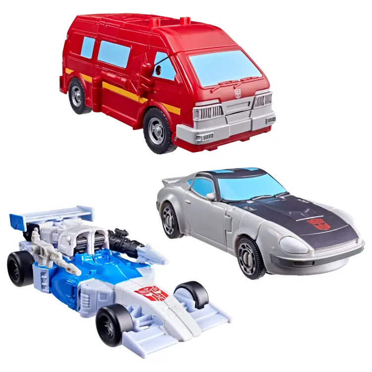 Hasbro - TRANSFORMERS - Mirage, Ironhide & Bluestreeak - Multipack 3 Fig. 15cm