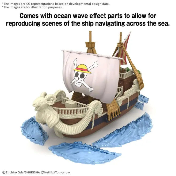 Bandai Model Kit - ONE PIECE - Grand Ship Collection Going Merry "Netflix" - Model Kit