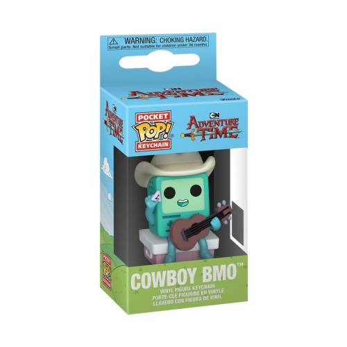 Funko - ADVENTURE TIME - Pocket Pop Keychain - Cowboy BMO with guitar
