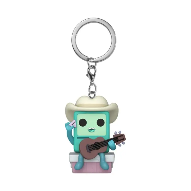 Funko - ADVENTURE TIME - Pocket Pop Keychain - Cowboy BMO with guitar