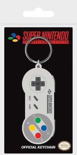 Pyramid - NINTENDO - SNES Controller - Rubber Keyring