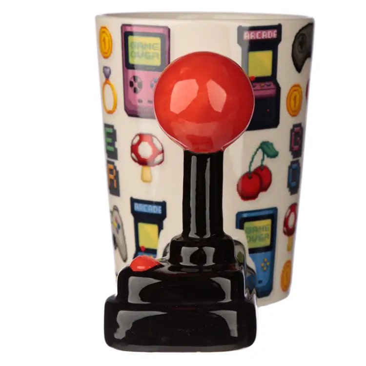 Puckator - GAME OVER - Joystick & Pixels - Mug with 3D Handle13,5oz