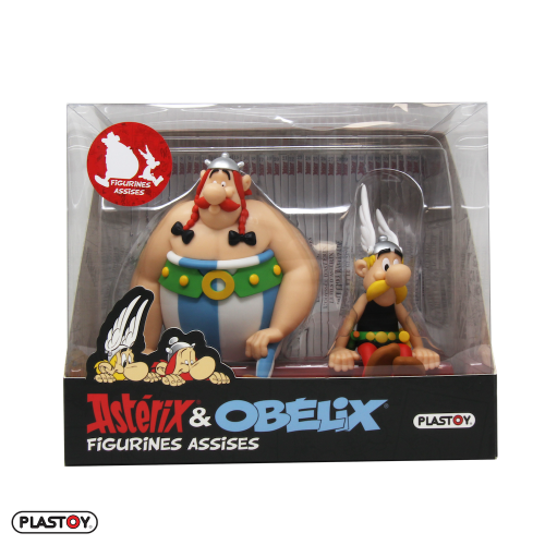 Plastoy - ASTERIX & OBELIX - Astérix & Obélix - figurine sitting