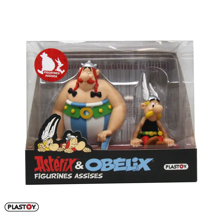 Plastoy - ASTERIX & OBELIX - Astérix & Obélix - figurine sitting
