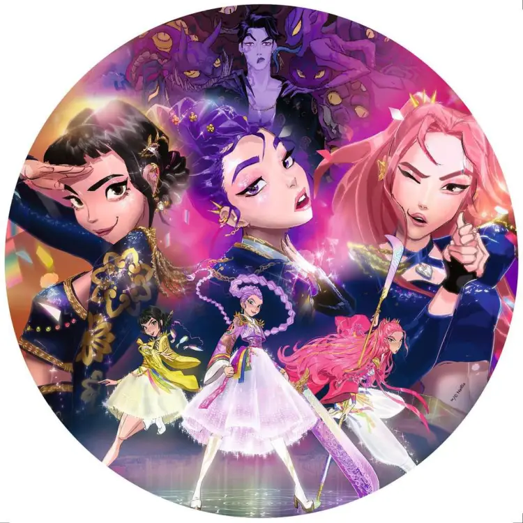 Ravensburger - K-POP DEMON HUNTERS - Puzzle Round 500p