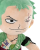 Barrado - ONE PIECE - Zoro - Plush 28cm