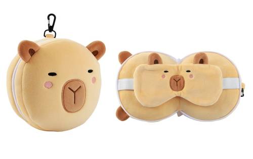 ITotal - KAWAII - Capybara - Pillow with Sleep Mask