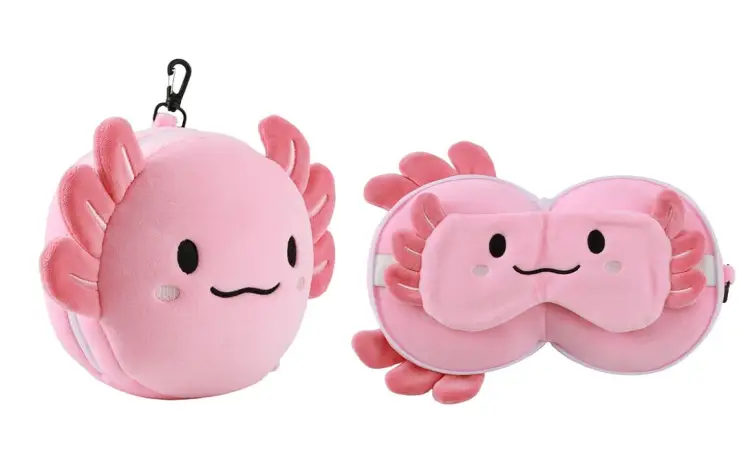 ITotal - KAWAII - Axolutely - Pillow with Sleep Mask
