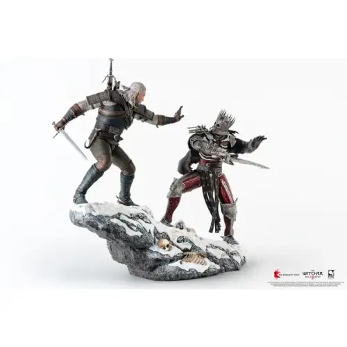 The Witcher 3: Wild Hunt Statue 1/6 Diorama Geralt vs Eredin 50 cm Wiedźmin