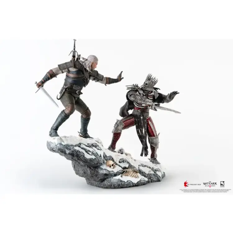 The Witcher 3: Wild Hunt Statue 1/6 Diorama Geralt vs Eredin 50 cm Wiedźmin